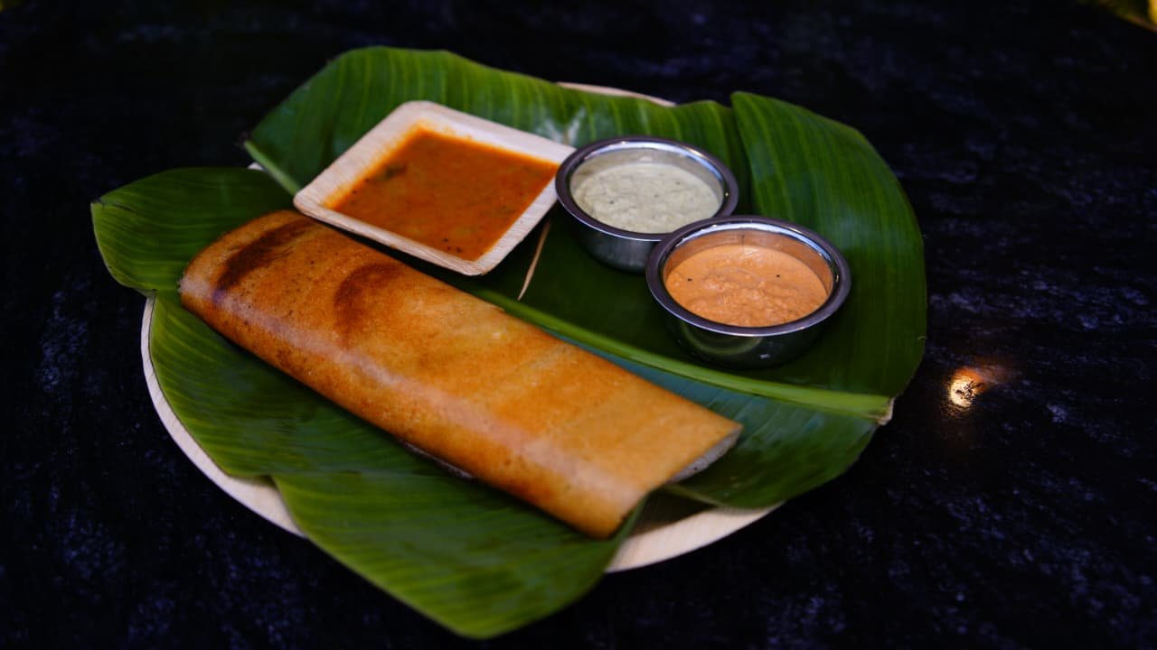 Authentic South Indian dosa at The Benne Kitchen Vijay Nagar Indore